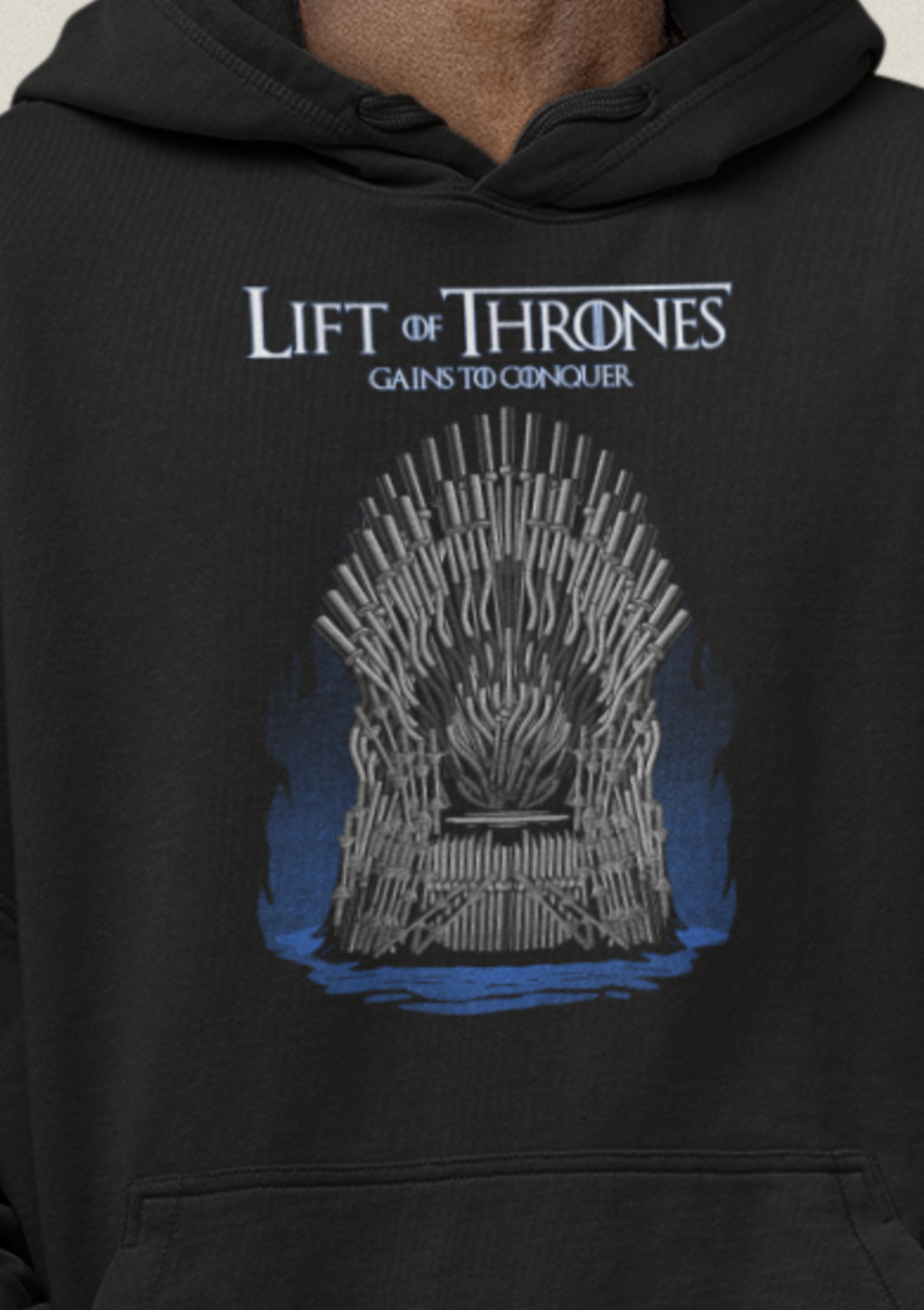 LIFT OF THRONES Oversized Hoodie