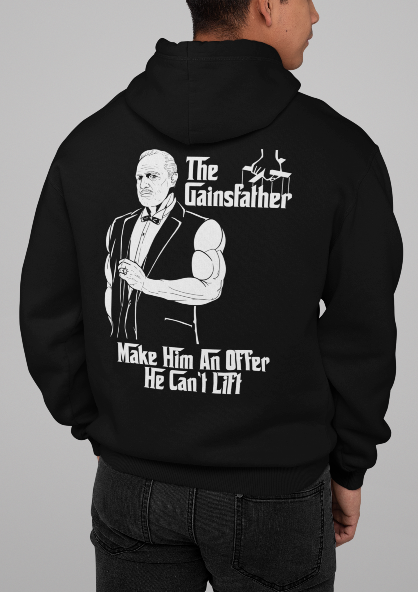 THE GAINSFATHER Oversized Hoodie BACKPRINT