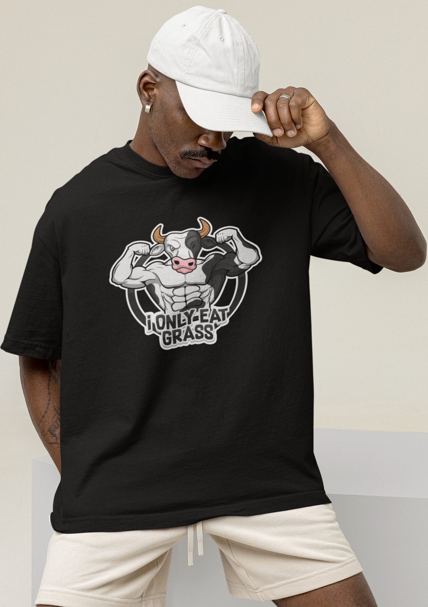 MUSCLE COW Oversized Shirt