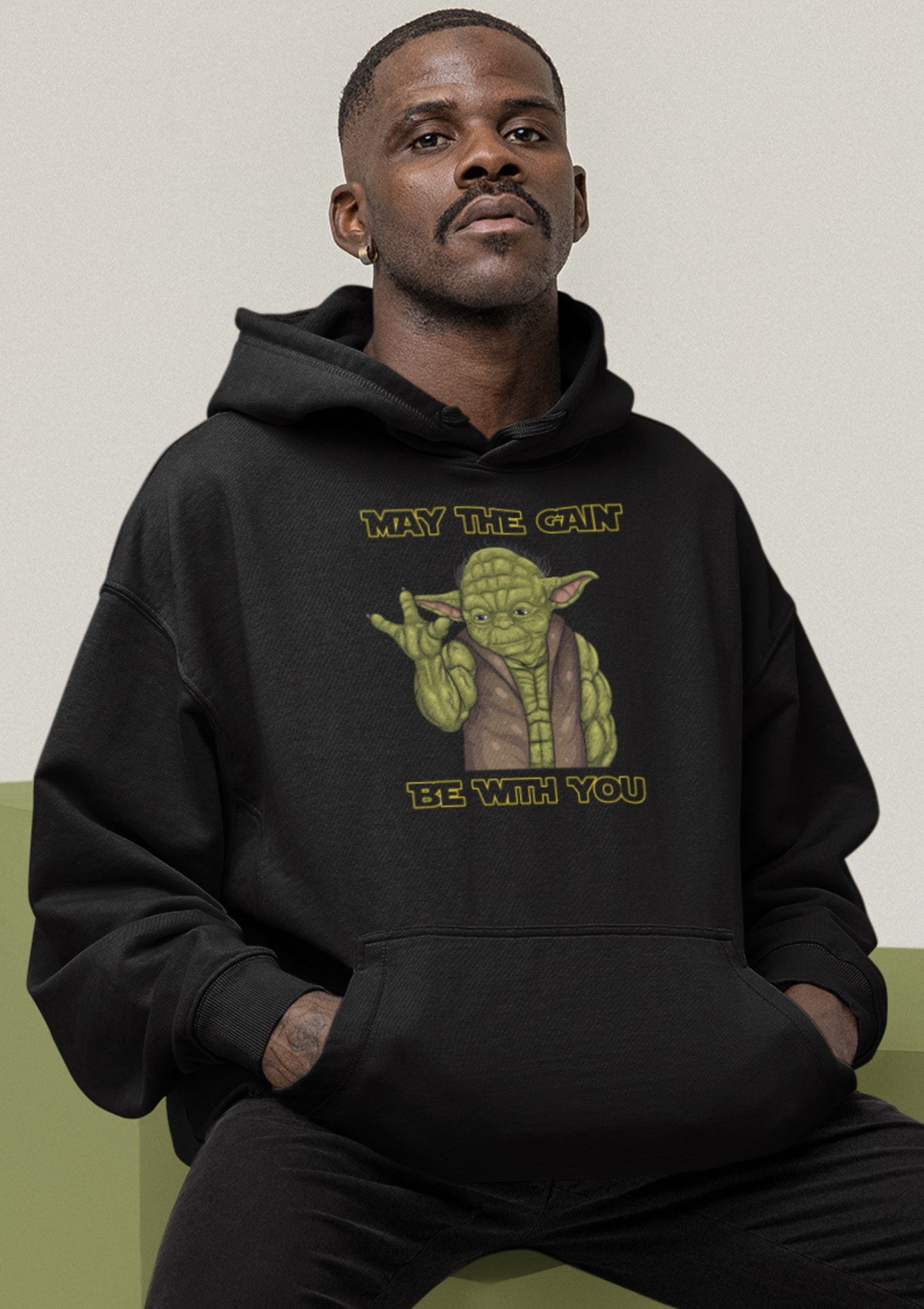 MAY THE GAIN Oversized Hoodie
