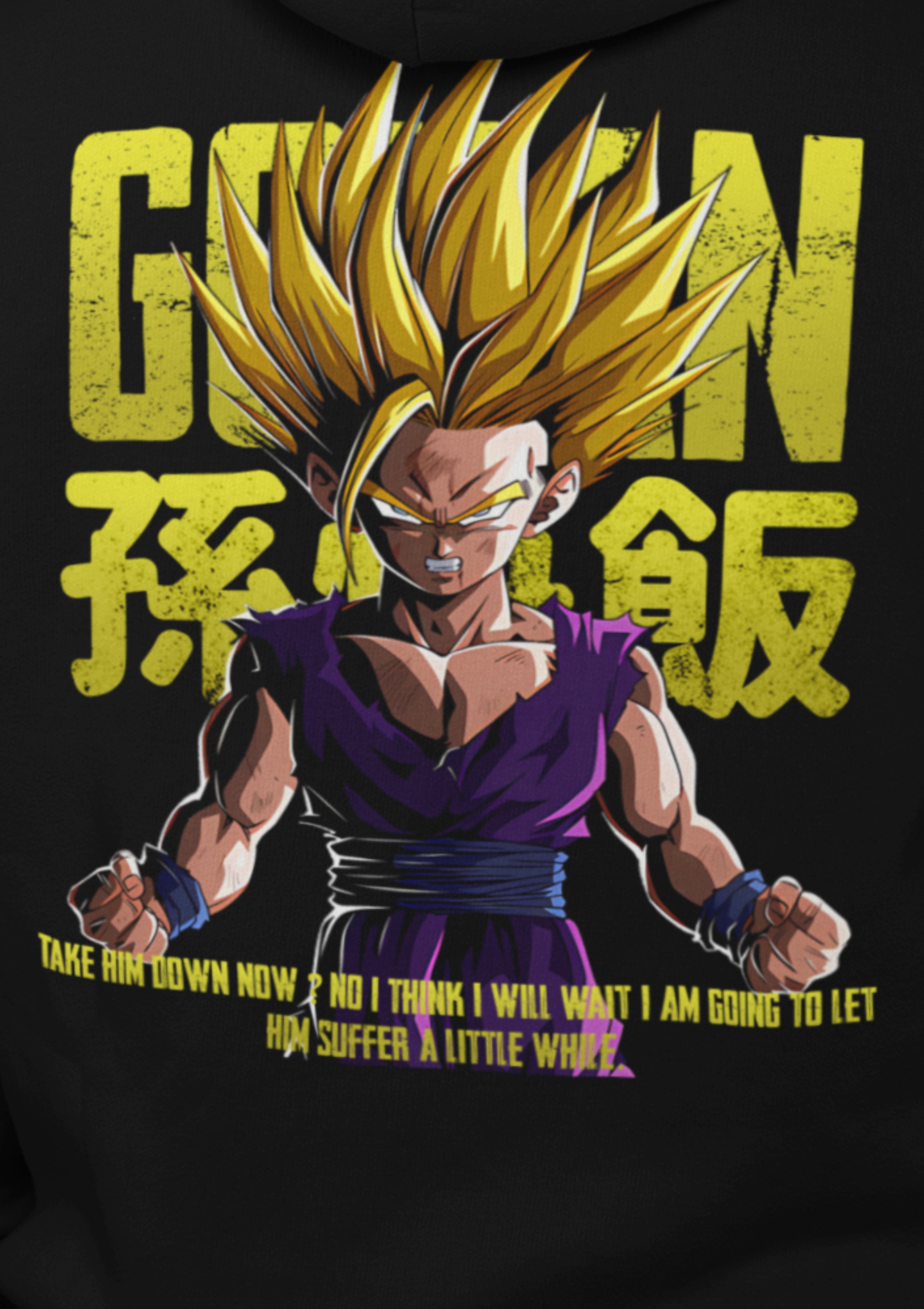 SON GOHAN SSJ2 Oversized Hoodie